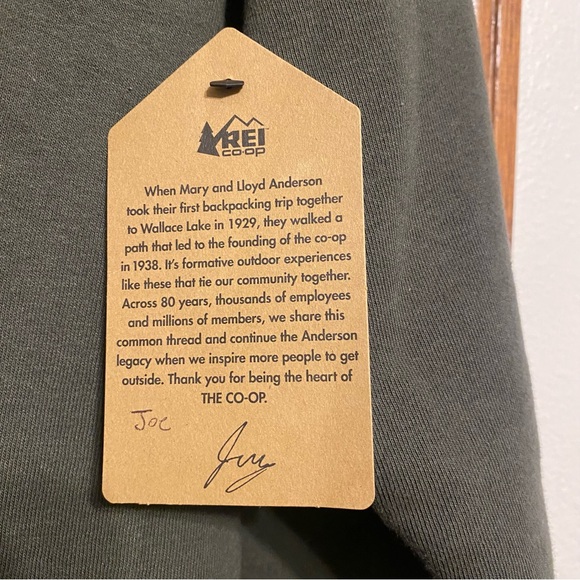 Men's Large REI Co-op 80th Anniversary Limited Staff Edition Sweatshirt - NWT - Picture 14 of 14